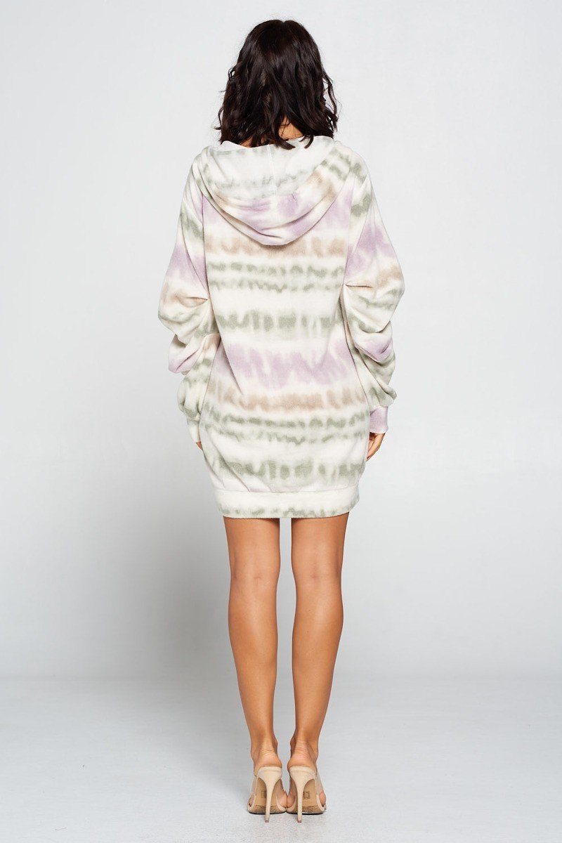 - Terry Brushed Print Sweater Dress | Love It Clothing