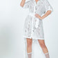 - Belted Hi Low Placket Lace Shirt Dress | Love It Clothing