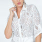 - Belted Hi Low Placket Lace Shirt Dress | Love It Clothing