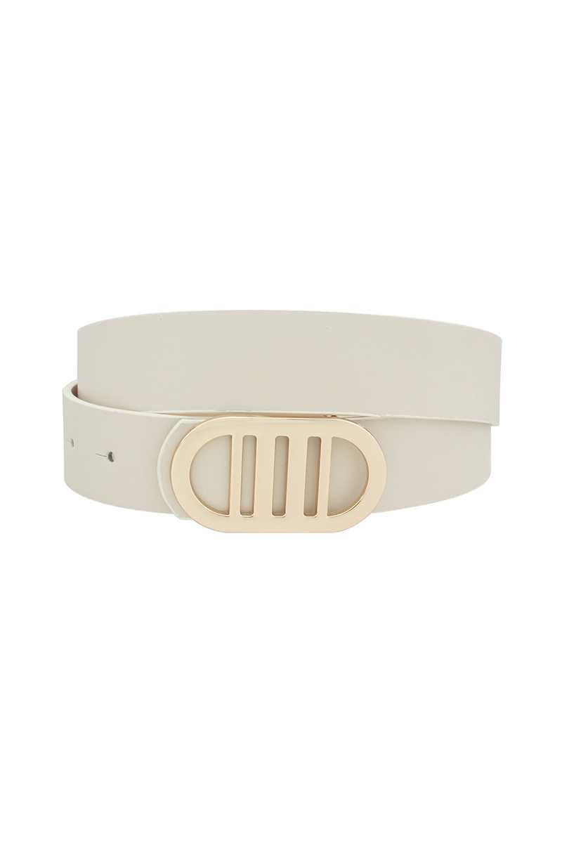 Modern Gridded Oval Standard Belt