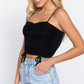 Ruched Side Shirring Cami Top