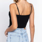 Ruched Side Shirring Cami Top