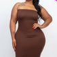 Plus Tube Bodycon Dress