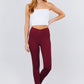 Mid-rise Ponte Pants