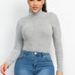 Mock Neck Long Sleeve Top