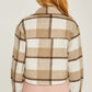 Yarn Dyed Plaid Button Up Jacket