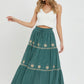 Embroidery Maxi Skirts