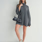 Bell Sleeve Turtle Neck Dress