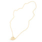 Sodajo Gold Dipped Brass Toggle Clasp Necklace