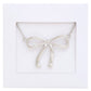 Bow Pendant Metal Necklace