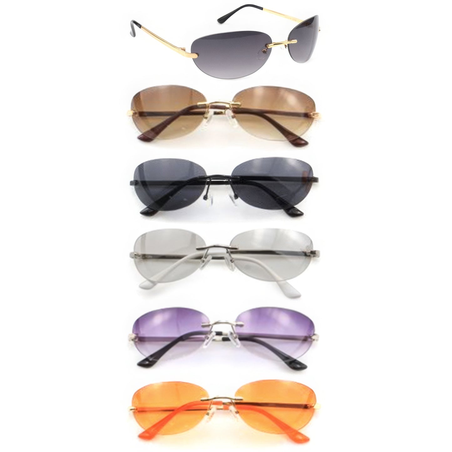 Rounded Shape Sunglasses