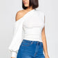 Ladies One-shoulder Top