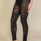 Ruched Poly Mesh Leggings