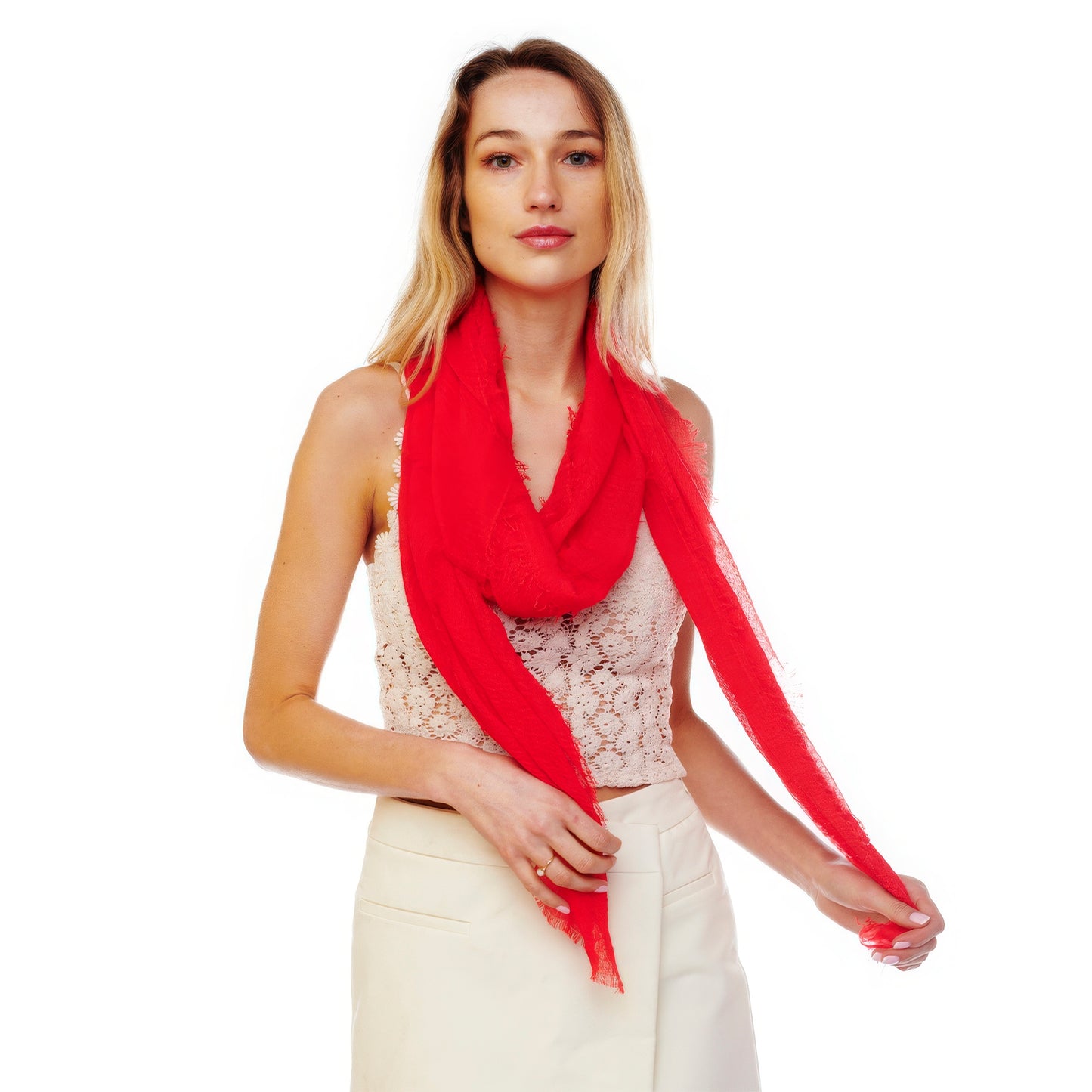 Solid Oblong Scarf