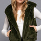 Hoodie Faux Fur Vest