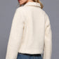 Long Slv Teddy Fleece Short Jacket