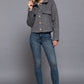 Long Slv Teddy Fleece Short Jacket