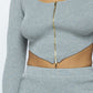 2 Way Zipper Mini Skirt Set - Love It Clothing