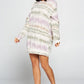 Terry Brushed Print Sweater Dress - Love It Clothing