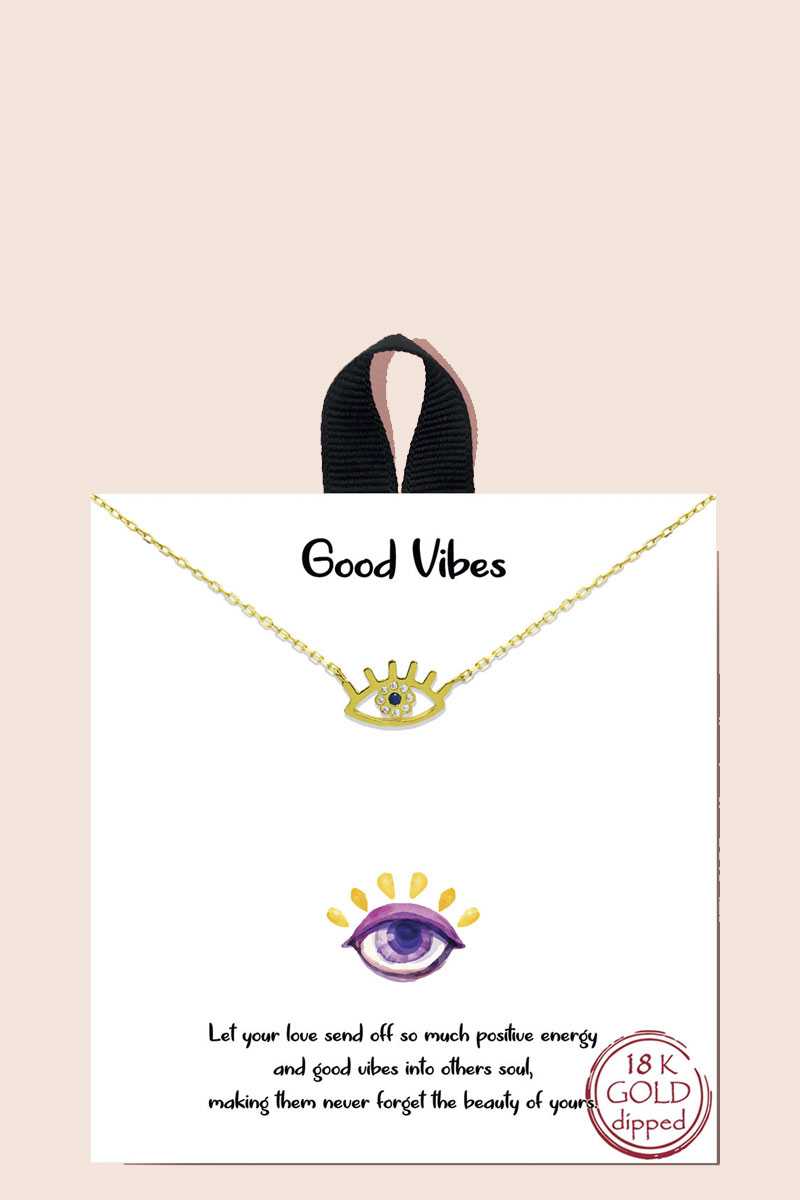 Blb Good Vibes Pendant Necklace-54424.RHSAP--Love It Clothing