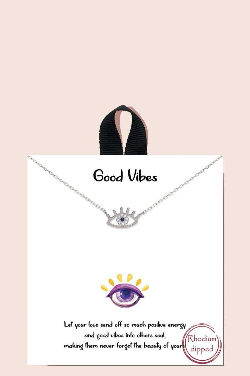 Blb Good Vibes Pendant Necklace-54424.RHSAP--Love It Clothing