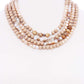 Chunky 4 Layered Bead Multi Necklace-54428.GY--Love It Clothing