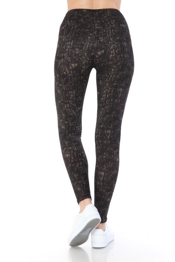 Yoga Style Banded Lined Multi Printed Knit Legging With High Waist-54719.Multi--Love It Clothing