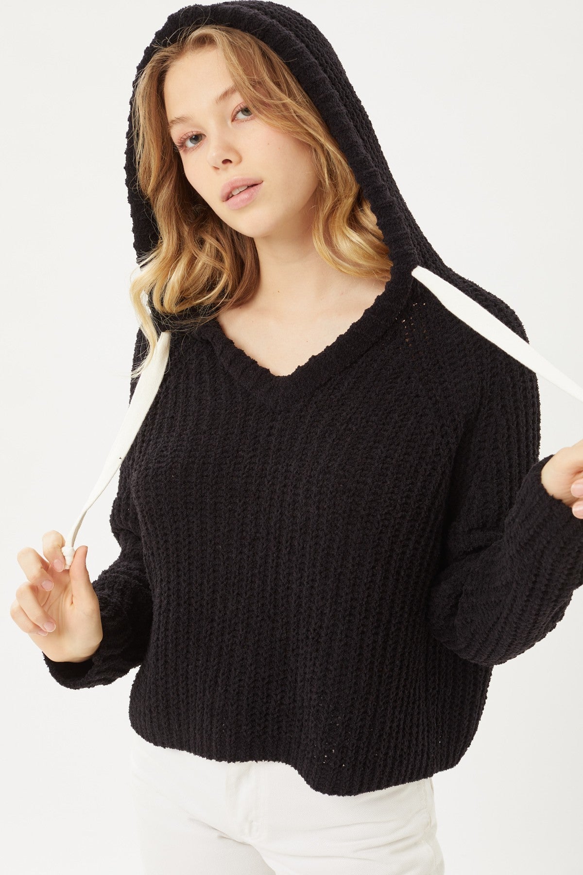Pullover Hoodie Sweater Top - Love It Clothing