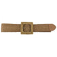 Fashion Square Straw Buckle Belt - Love It Clothing