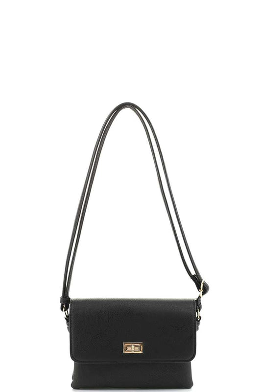 Smooth Colored Crossbody Bag - Love It Clothing