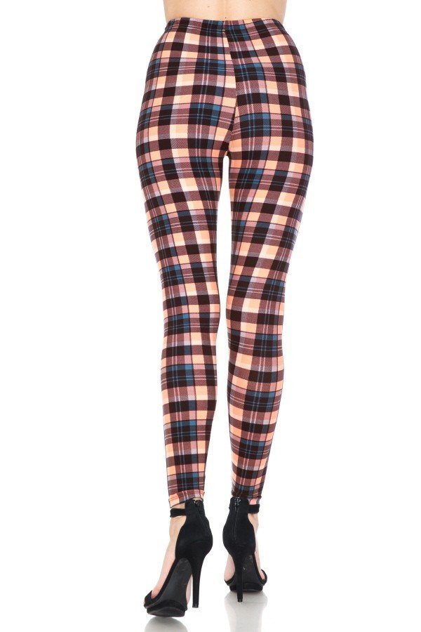 Multi Printed, High Waisted, Leggings With An Elasticized Waist Band-56022.Multi--Love It Clothing