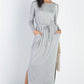 Midi Sleeve Basic Maxi Dress - Love It Clothing