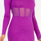 Square neck mesh corset mini dress - Love It Clothing