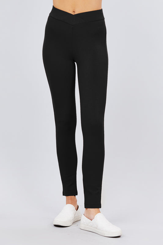 Mid-rise Ponte Pants-57480.S-Select Size: S, M, L-Love It Clothing