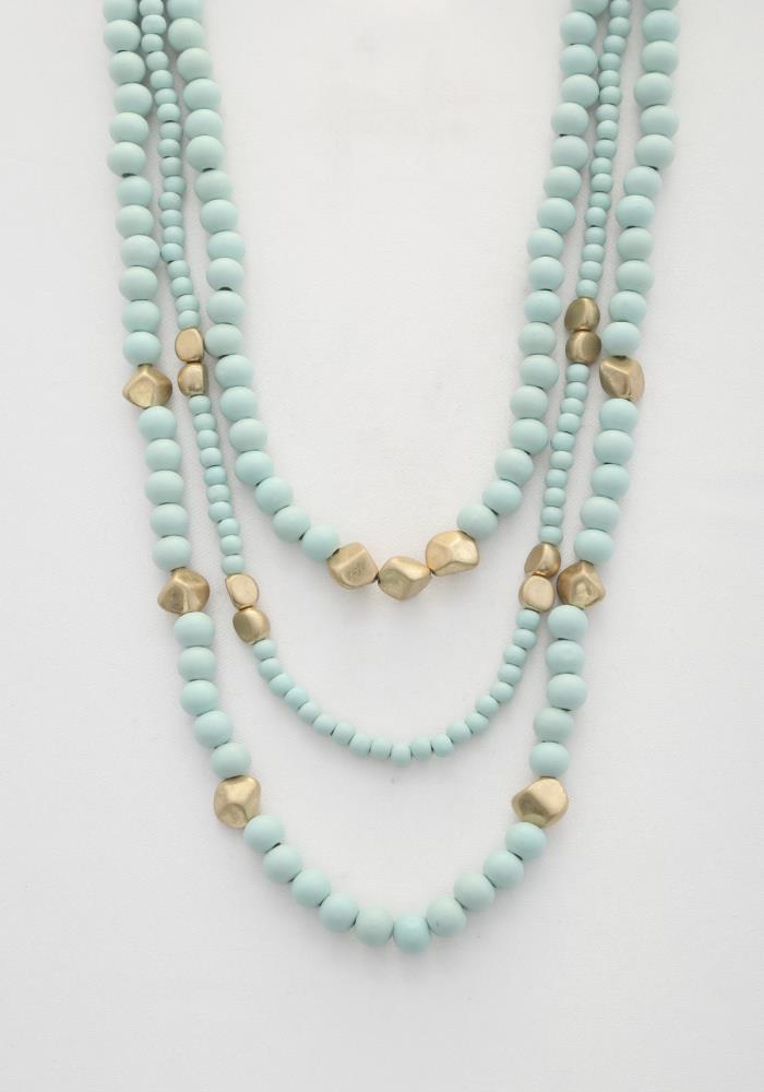 Beaded Layered Necklace-57490.GN--Love It Clothing