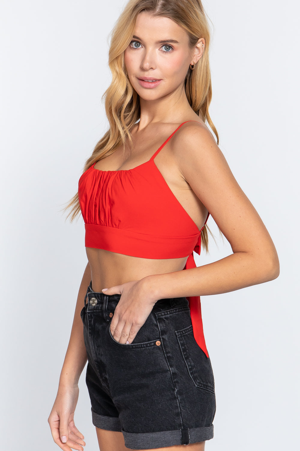 Back Ribbon Tie Cami Crop Top-57558d.S-Select Size: S, M, L-Love It Clothing