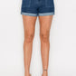 Belted Paperbag Denim Shorts - Love It Clothing