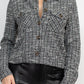Plaid Button-down Tweed Jacket - Love It Clothing