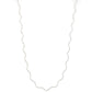 Chevron Pattern Metal Necklace - Love It Clothing