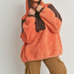 Two-toned Cozy Hooded Sweater - Love It Clothing