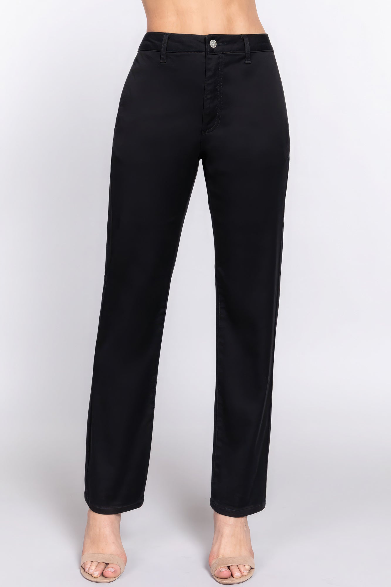 Straight Fit Twill Long Pants-58133a.S-Select Size: S-Love It Clothing