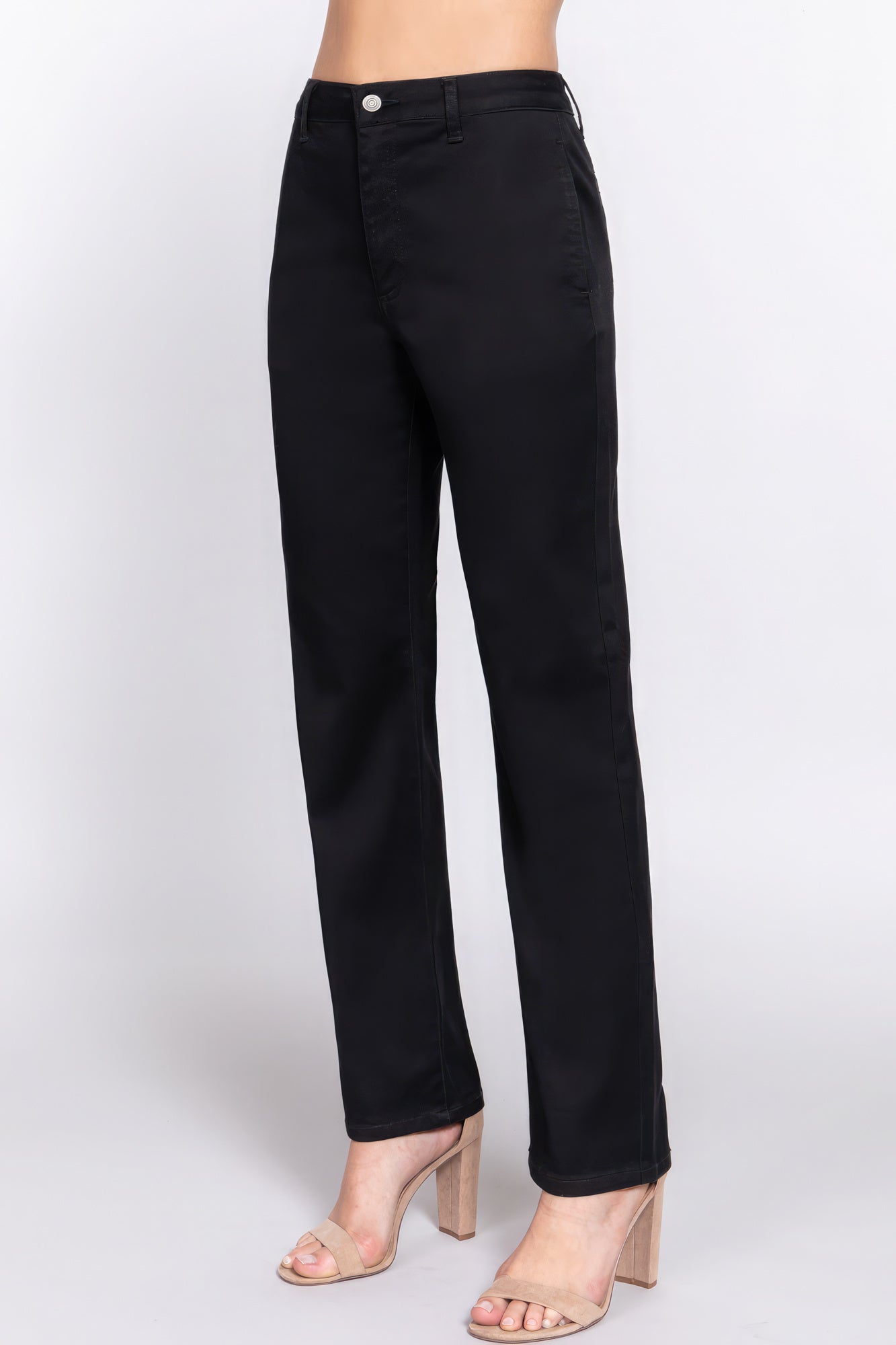 Straight Fit Twill Long Pants-58133a.S-Select Size: S, M, L-Love It Clothing