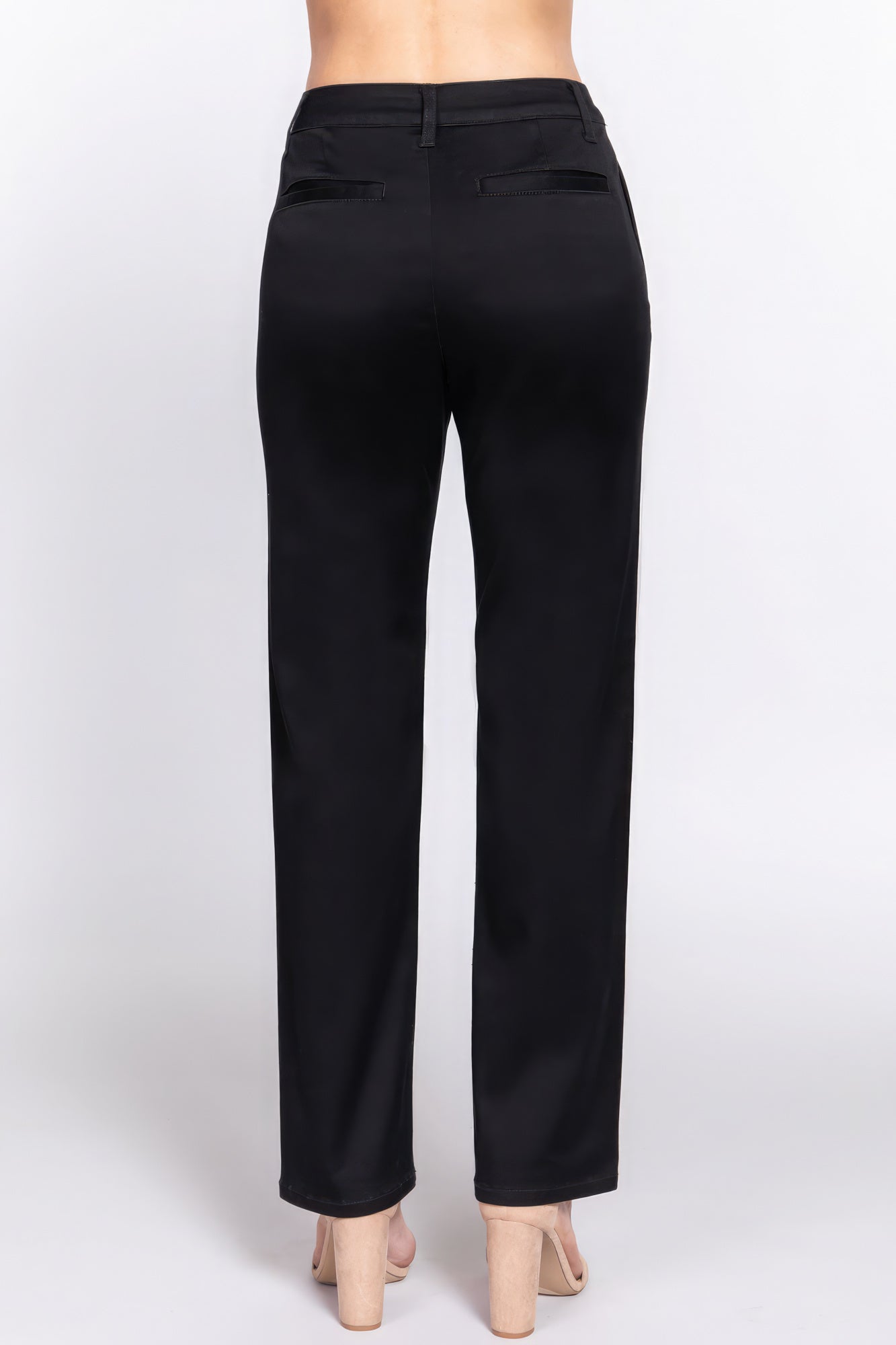 Straight Fit Twill Long Pants-58133a.S-Select Size: S, M, L-Love It Clothing