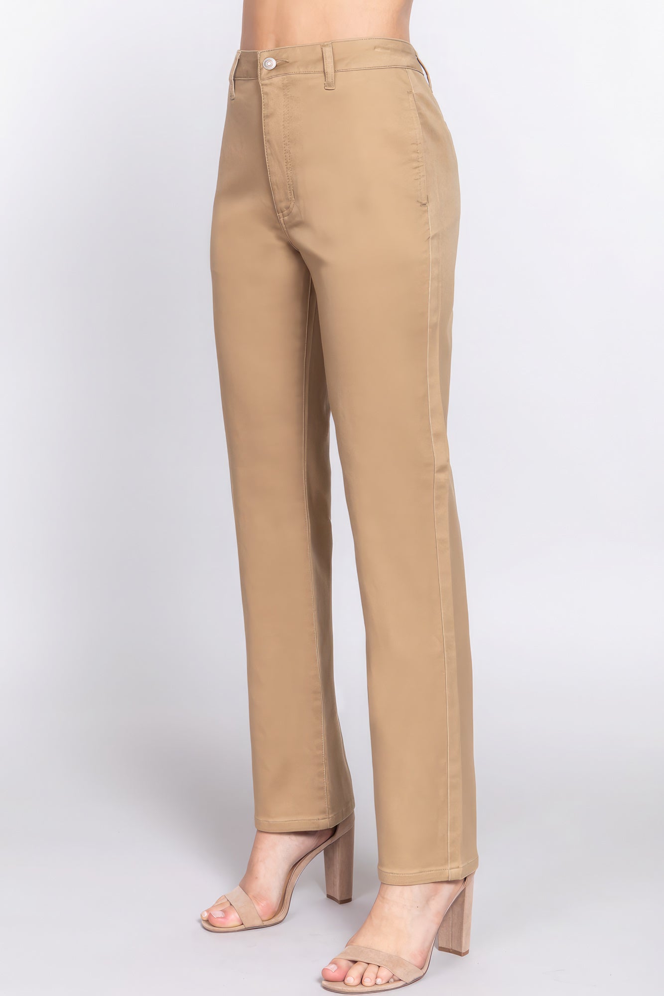 Straight Fit Twill Long Pants-58133a.S-Select Size: S, M, L-Love It Clothing