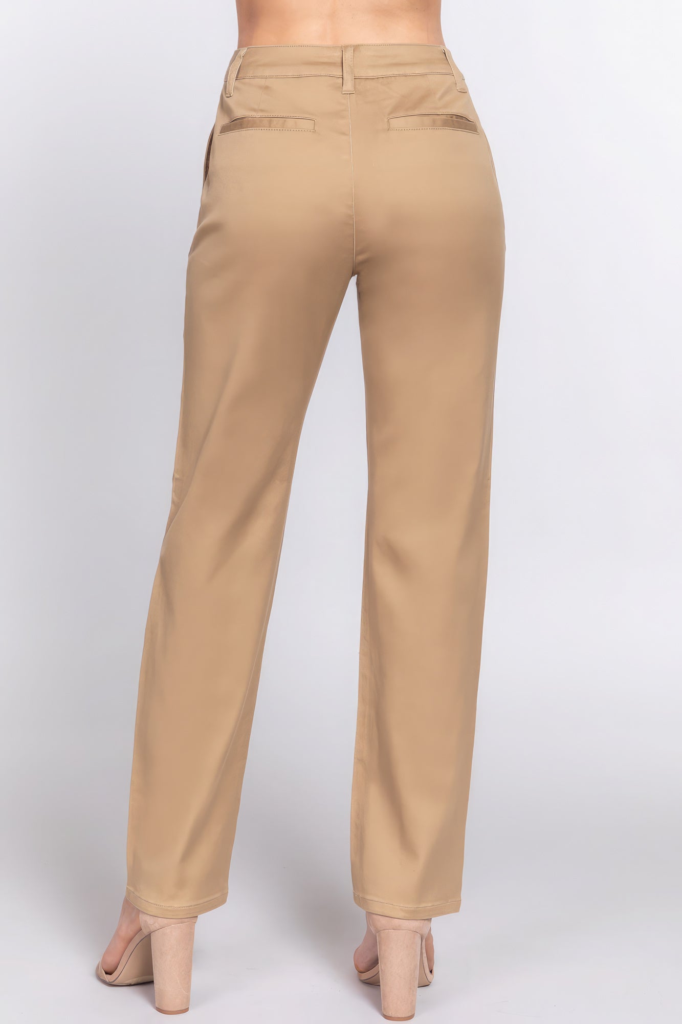 Straight Fit Twill Long Pants-58133a.S-Select Size: S, M, L-Love It Clothing