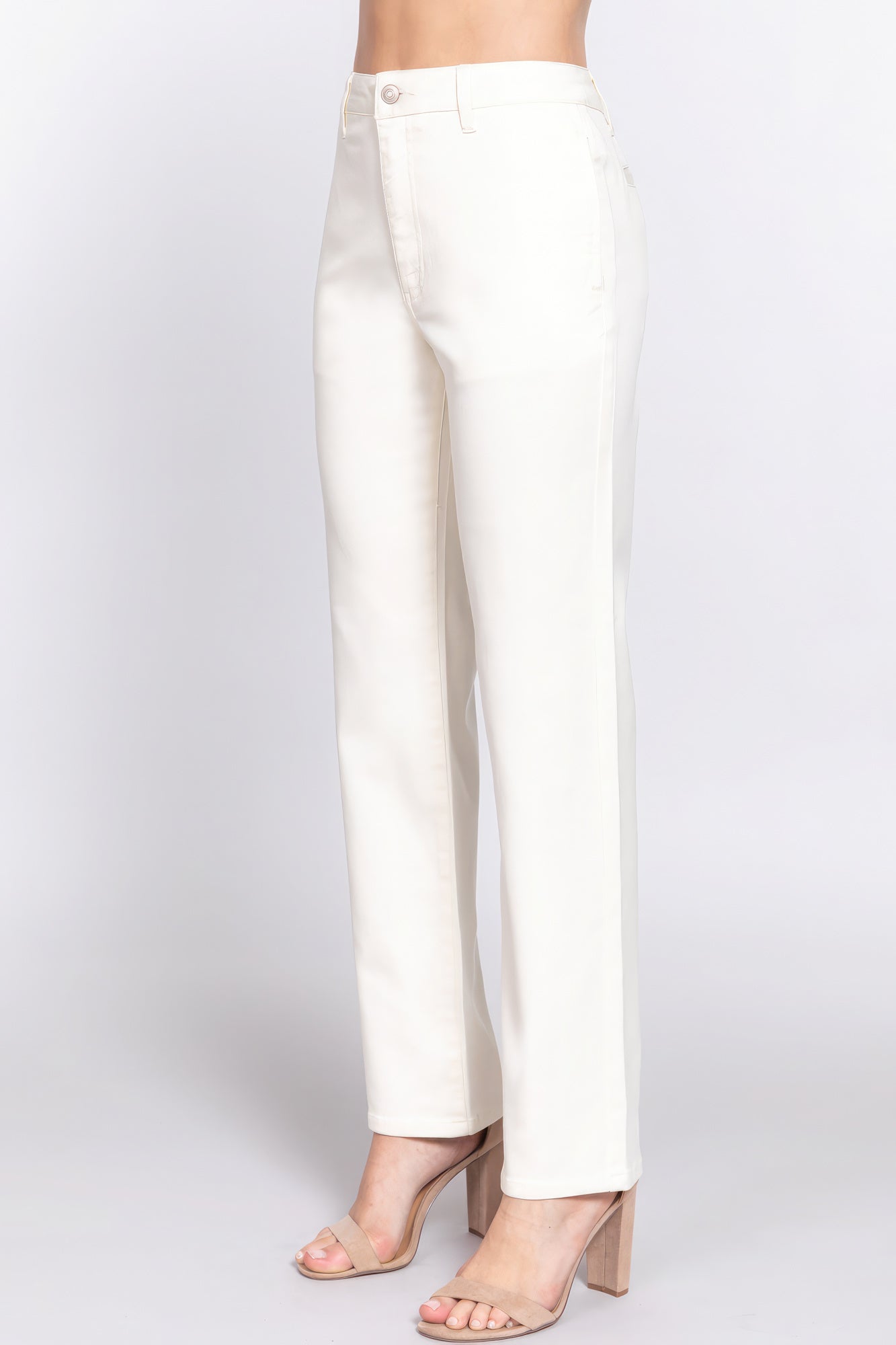 Straight Fit Twill Long Pants-58133a.S-Select Size: S, M, L-Love It Clothing