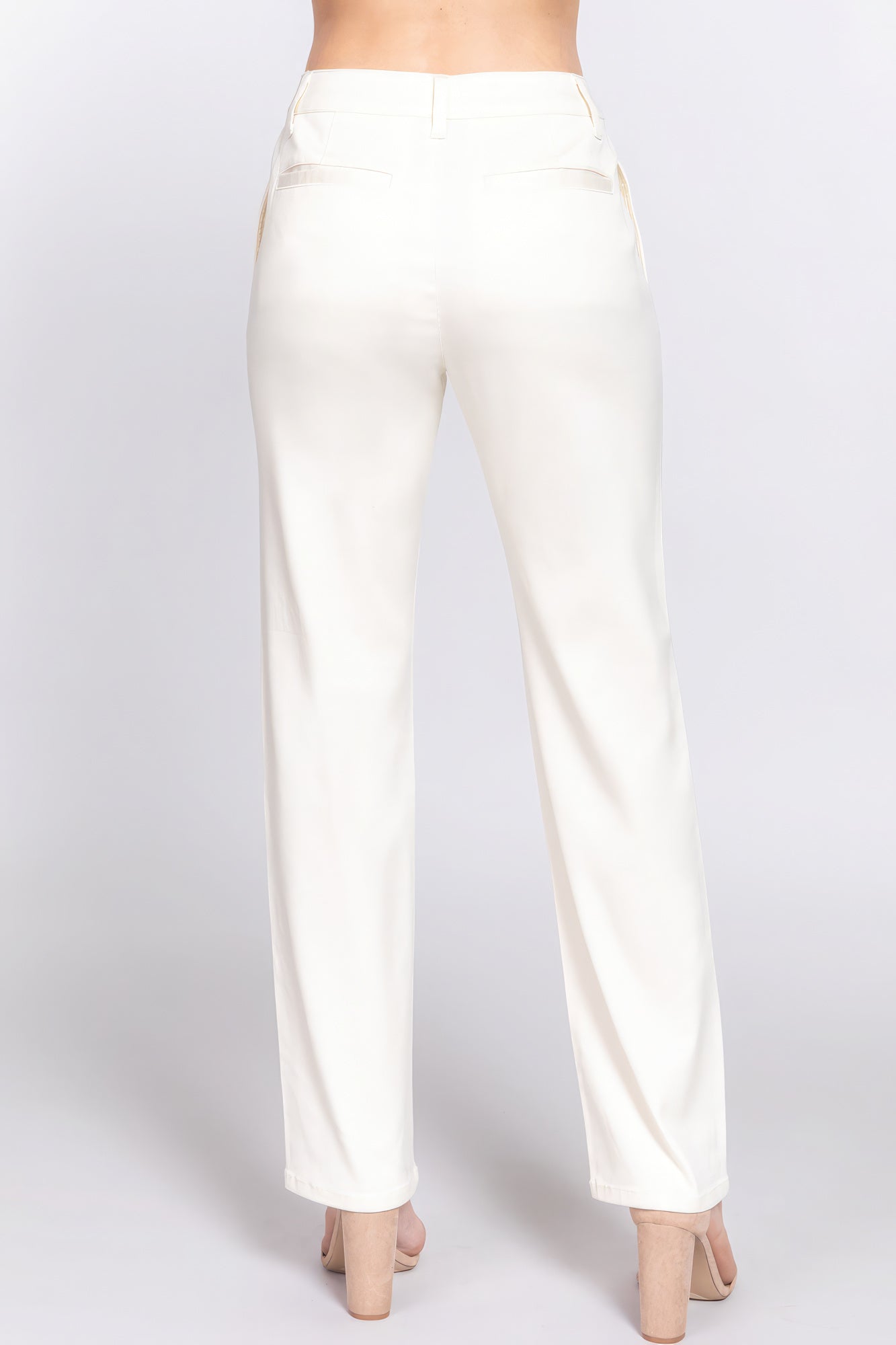 Straight Fit Twill Long Pants-58133a.S-Select Size: S, M, L-Love It Clothing