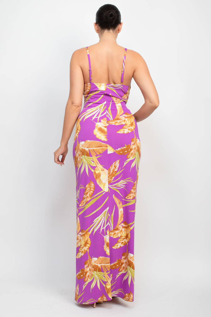 Scoop Tropical Print Maxi Dress-58137.S-Select Size: S, M, L-Love It Clothing