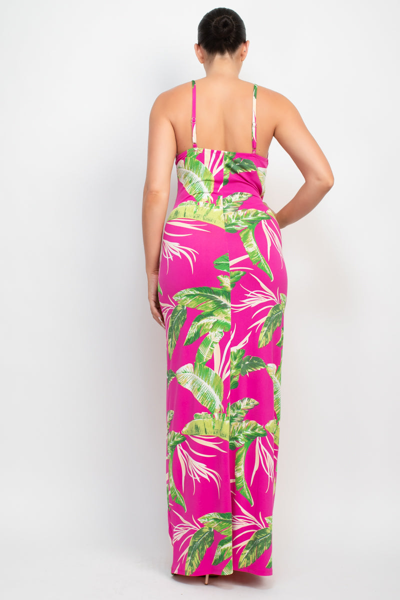 Scoop Tropical Print Maxi Dress-58137.S-Select Size: S, M, L-Love It Clothing