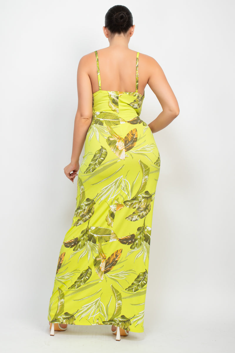 Scoop Tropical Print Maxi Dress-58137.S-Select Size: S, M, L-Love It Clothing